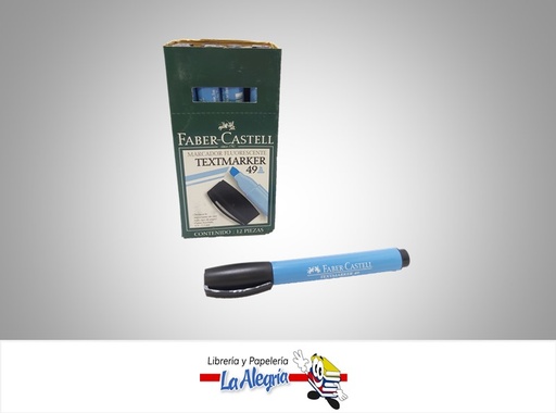 [7754111649445] RESALTADOR TEXTMARKER 49 AZUL UND MARCA FABER CASTELL   