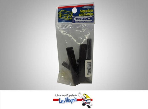 [7793198004112] SEPARADOR D/BANDEJA PLASTICO 2UND MARCA SPAZIO   