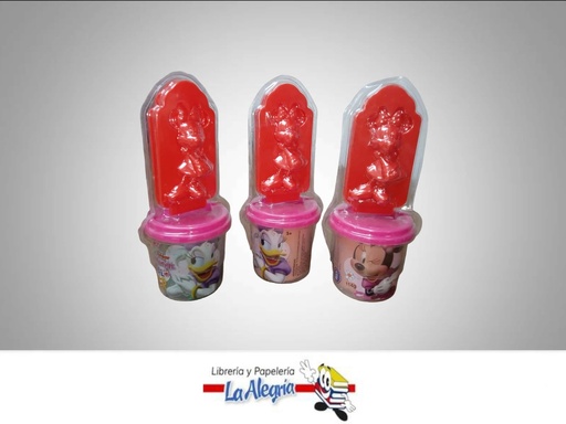 [7850716100050] PLASTILINA CON MOLDE 4 COLOR MINNIE MOUSE    