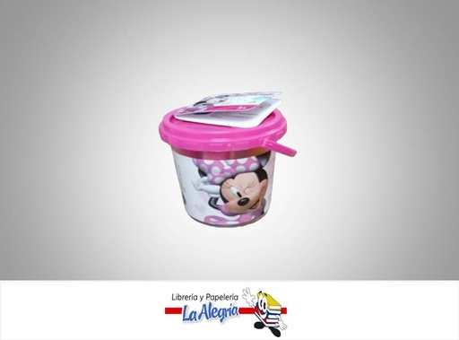 [7850716100074] PLASTILINA C/CUBO 6 COLOR MINNIE MOUSE    