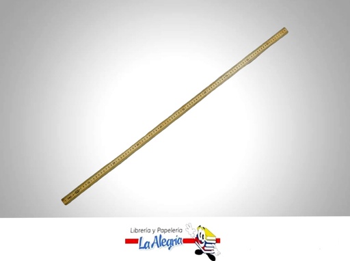 [788053000528] REGLA MADERA PARA PIZARRA 100CM DOBLE ESCALA UND MARCA ADELANTE
