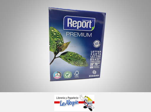 [7891191003801] RESMA PAPEL 500H BASE 20 CARTA MARCA REPORT   