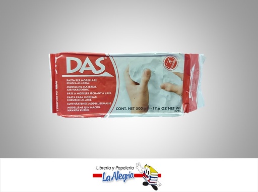 [8000144074112] PASTA PARA MOLDEAR 500G BLANCA MARCA DAS