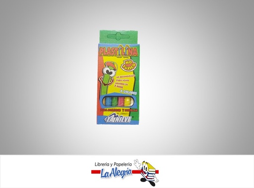 [824772000071] PLASTILINA 6 COLOR NPS06240    