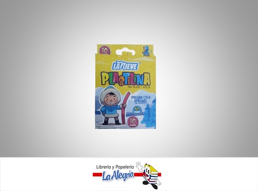 [824772000088] PLASTILINA 10 COLORNPS10120    
