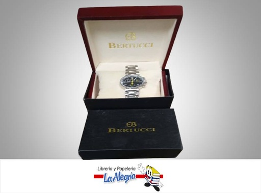 [8334] RELOJ ACERO PULCERA DAMA MARCA BERTUCCI   