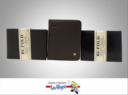 [840021004782] BILLETERA DE CUERO P/CABALLERO MARCA BI-FOLD   