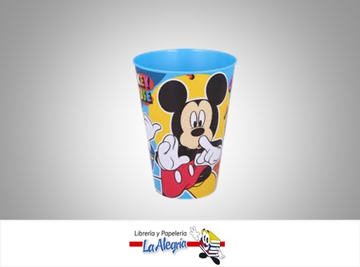 [8412497501069] VASO PLASTICO 430 ML MICKEY MOUSE MARCA S/M   