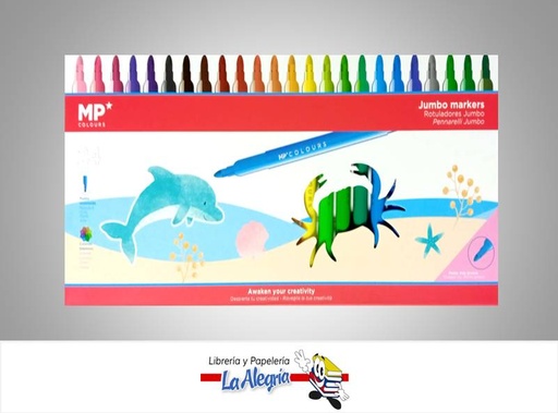 [8435250980093] MARCADOR JUMBO PP872 24 COLORES MARCA MP