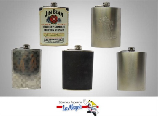 [8B] LICORERA 8 OZ MARCA STAINLESS STEEL   