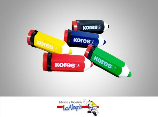[9023800358615] SACAPUNTA PLASTICO CON DEPOSITO LAPIZ 35801.62; UND MARCA KORES