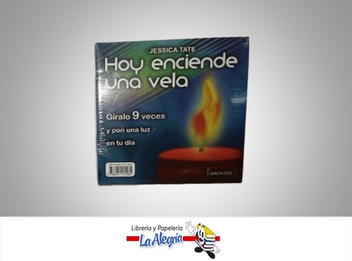 [9788415171485] HOY ENCIENDE UNA VELA TEMATICA ESOTERISMO  AUTOR JESSICA TATE MARCA BRONTES