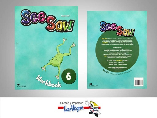 [9780333998786] SEE SAW WORKBOOK6  TEMATICA IDIOMAS AUTOR C.AMANDA/H.KATHRYN EDITORIAL MACMILLAN