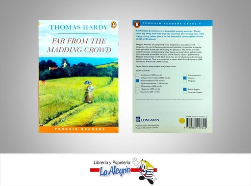[9780582417649] FAR FROM THE MADDING CROWD  TEMATICA NOVELA AUTOR THOMAS HARDY  