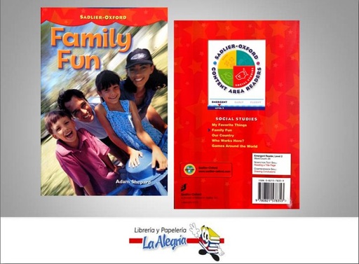 [9780821578353] FAMILY FUN  TEMATICA IDIOMAS AUTOR ADAM SHEPARD EDITORIAL SADLIER-OXFORD