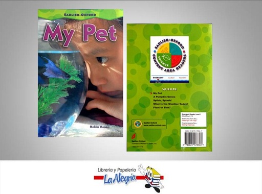 [9780821578360] MY PET  TEMATICA IDIOMAS AUTOR ROBIN ROSEN EDITORIAL SADLIER-OXFORD