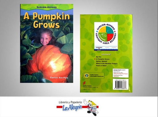 [9780821578377] A PUMPKIN GROWS  TEMATICA IDIOMAS AUTOR PATRICIA ANN PARK EDITORIAL SADLIER-OXFORD