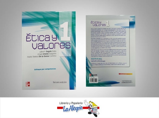 [9786071506863] ETICA Y VALORES 1  TEMATICA ETICA Y VALORES AUTOR SAGOLS LIZBETH/LINARES J EDITORIAL MC GRAW HILL