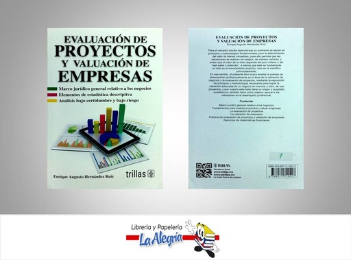 [9786071715517] EVALUACION DE PROYECTOS Y VALUACION EMPR  TEMATICA NEGOCIOS Y GERENCIA AUTOR HERNANDEZ RUIZ ENRIQUE EDITORIAL TRILLAS