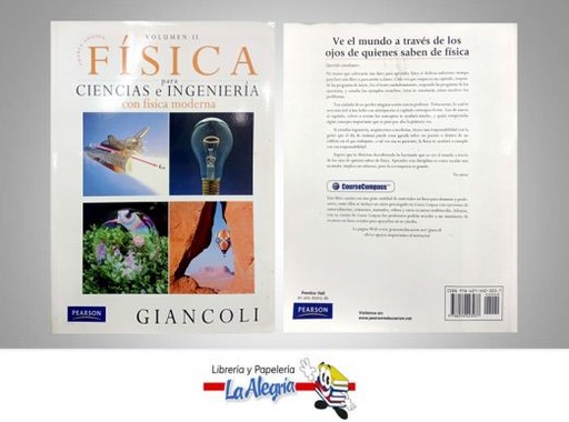 [9786074423037] FISICA PARA CIENCIAS E INGENIERIA CON FI  TEMATICA FISICA AUTOR GIANCOLI DOUGLAS EDITORIAL PEARSON