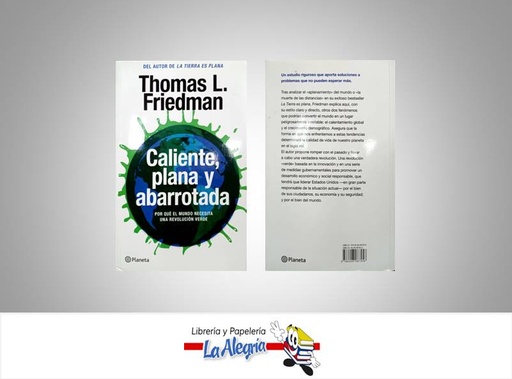 [9788408087458] CALIENTE PLANA Y ABARROTADA TEMATICA NOVELA AUTOR FRIEDMAN, THOMAS EDITORIAL PLANETA