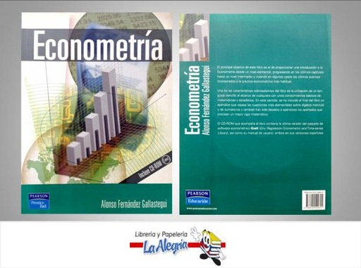 [9788420544601] ECONOMETRIA  TEMATICA ECONOMIA AUTOR ALONSO FERNANDEZ EDITORIAL PEARSON