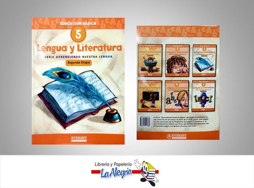 [9788424111380] LENGUA Y LITERATURA 5 APRENDIENDO NUESTR  TEMATICA EDUCACION AUTOR EDITORIAL EVERST EDITORIAL EDITORIAL EVEREST