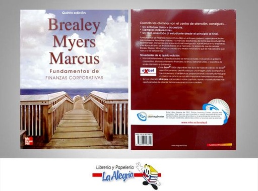 [9788448156619] FUNDAMENTOS DE FINANZAS CORPORATIVAS  TEMATICA FINANZAS AUTOR BREALEY/MYERS/MARCUS EDITORIAL MC GRAW HILL