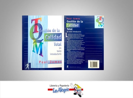 [9788483220122] GESTION DE LA CALIDAD TOTAL  TEMATICA NEGOCIOS Y GERENCIA AUTOR JAMES PAUL EDITORIAL PRENTICE HALL