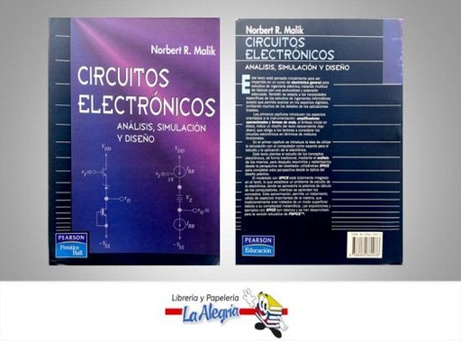 [9788489660038] CIRCUITOS ELECTRONICOS  TEMATICA ELECTRONICA AUTOR NORBERT MALIK EDITORIAL PEARSON
