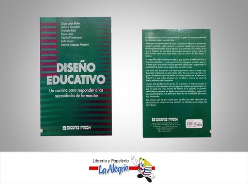 [9789505375646] DISENO EDUCATIVO  TEMATICA EDUCACION AUTOR BLAKE OSCAR-BRONSTEIN DEB EDITORIAL MACCHI