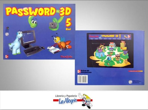 [9789584102546] PASSWORD 5 3D  TEMATICA COMPUTACION AUTOR TIZNADO MARCOS EDITORIAL MCGRAW HILL