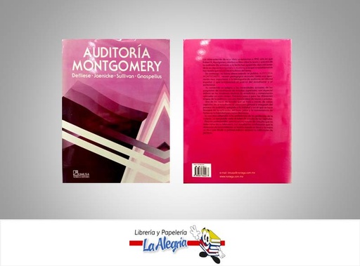 [9789681840273] AUDITORIA MONTGOMERY  TEMATICA AUDITORIA AUTOR DEFLIESE/JAENICKE/SULLIVA EDITORIAL LIMUSA