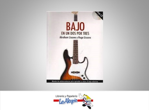 [9789801260868] BAJO EN UN DOS POR TRES TEMATICA MUSICA AUTOR LISCANO, ABRAHAM/LISCANO, HUGO MARCA EDITORIAL EDICIONES PEEV