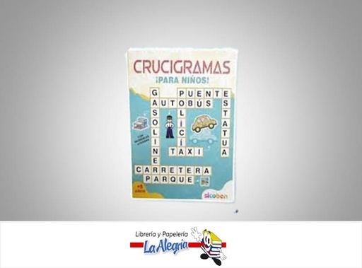 [9789962726814] COLECCION MEGA MENTE CRUCIGRAMA PARA NIÑA MARCA SICOBEN