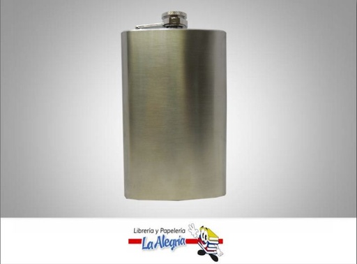 [9A] LICORERA 9 OZ MARCA STAINLESS STEEL   