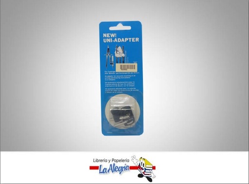 [ADAP001] ADAPTADOR P/COMPAS 3 PZAS MARCA UNI-ADAPTER   
