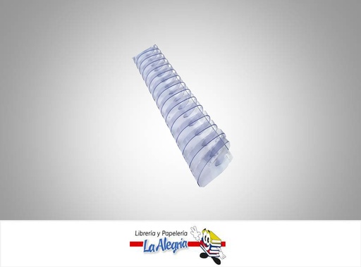 [AOV45TR] ESPIRAL OVALADO TRANSPARENTE 45 MM MARCA S/M   