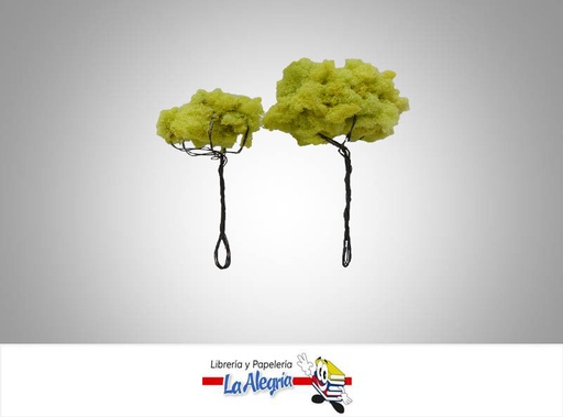 [ARBOL0015] ARBOL AMARILLO P/MAQUETA 7CM UND MARCA DISEÑOS EN BLANCO   