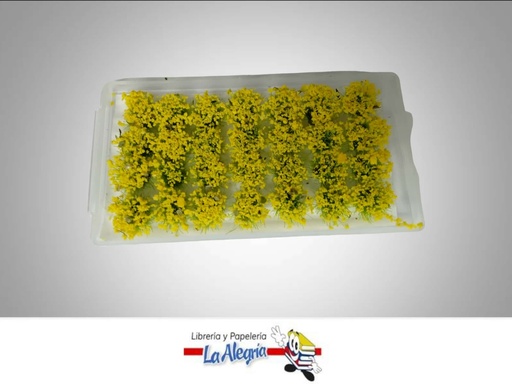 [ARBUSTOS02] ARBUSTOS PARA MAQUETAS AMARILLO UND MARCA S/M   