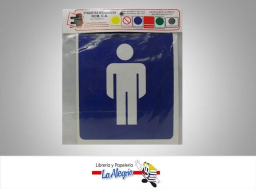 [AZ05] SENAL BAÑO CABALLERO 20,5X17CM MARCA ETINCA