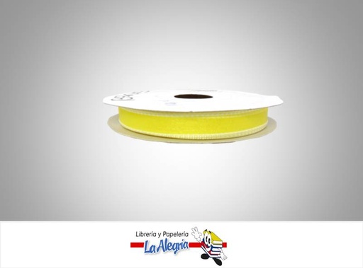 [B56203002] CINTA ORGANZA 13MM AMARILLO XMETRO MARCA S/M   