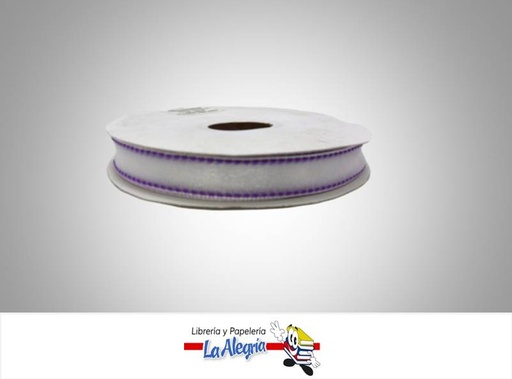 [B56203038] CINTA ORGANZA 13MM MORADO XMETRO MARCA S/M   
