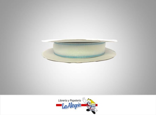 [B56204007] CINTA ORGANZA 23MM AZUL CELESTE XMETRO MARCA S/M   