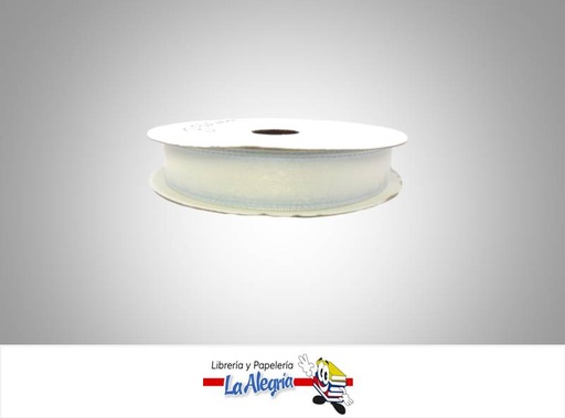 [B56204009] CINTA ORGANZA 23MM AZUL CLARO XMETRO MARCA S/M   