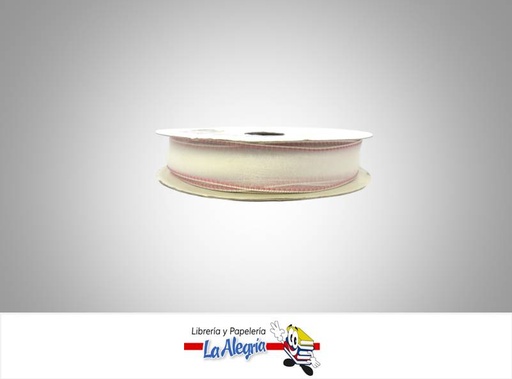 [B56204026] CINTA ORGANZA 23MM FUCSIA PASTEL XMETRO MARCA S/M   