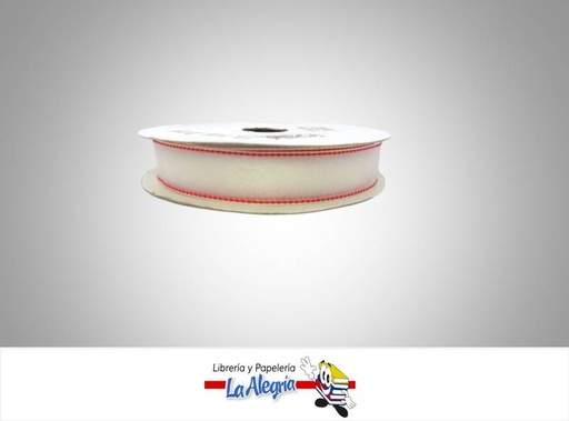[B56204051] CINTA ORGANZA 23MM ROJO XMETRO MARCA S/M   