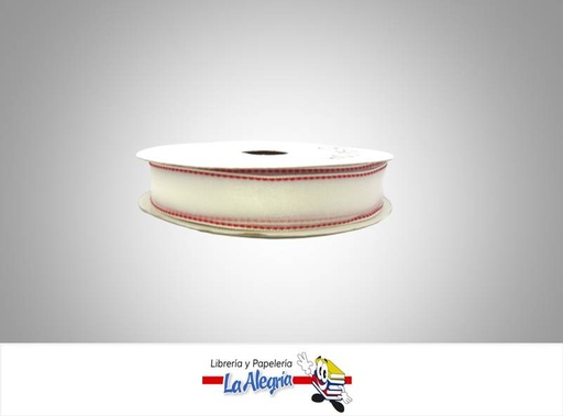 [B56204052] CINTA ORGANZA 23MM ROJO CEREZA XMETRO MARCA S/M   