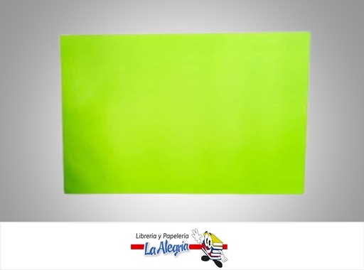 [BCP073] CARTULINA BRISTOL 66X48 CM VERDE LIMON UN 120GR MARCA S/M