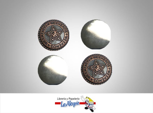 [BOTON11] BOTON REMACHE 16MM DIAMETRO UND MARCA S/M   